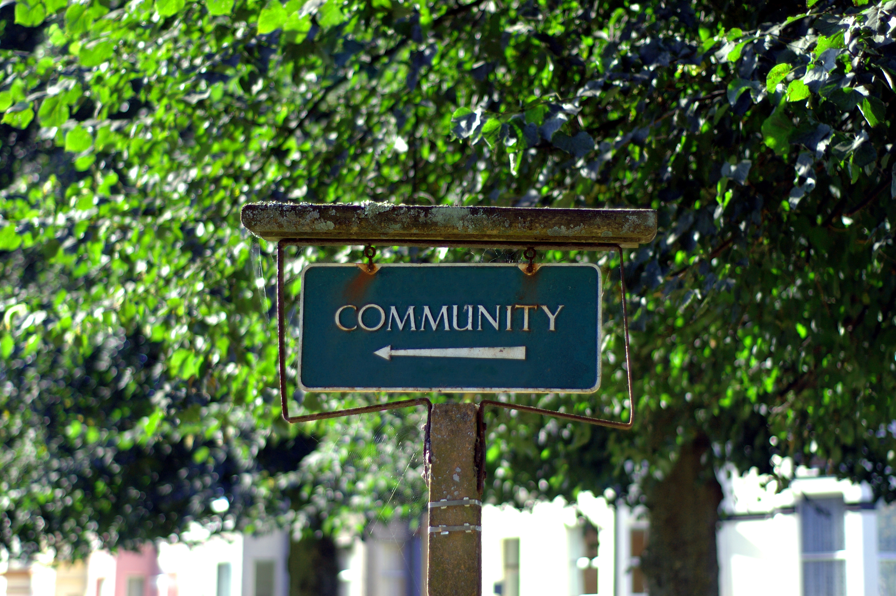 community sign