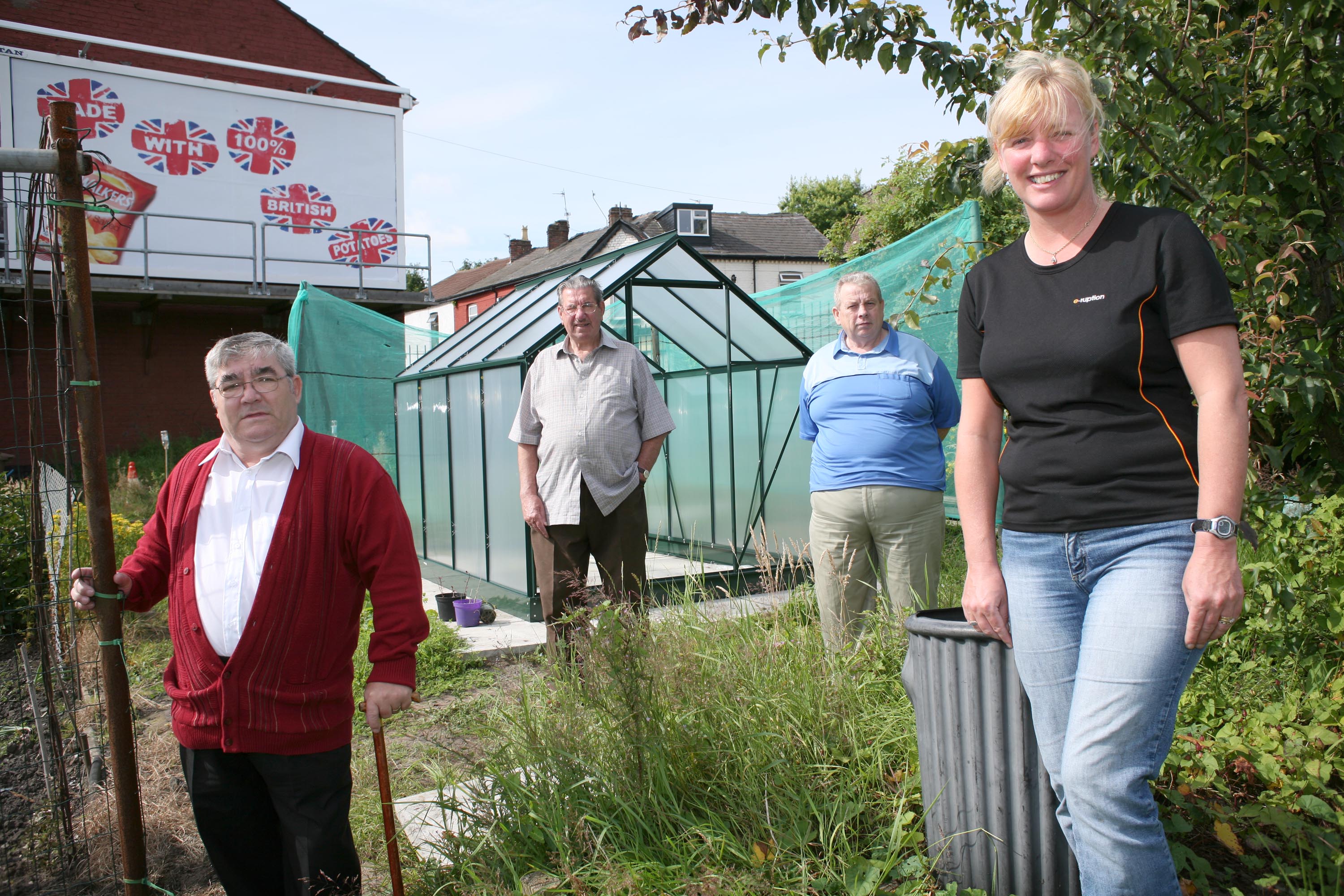 Allotment holders in the Wirral