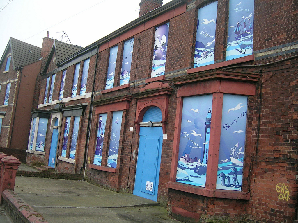 Boarded up houses in Kensington, Liverpool